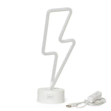 Legami Neon Effect LED Lamp - Lightning Bolt