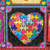 JaCaRou Puzzles 1000pc Quilted Hearts