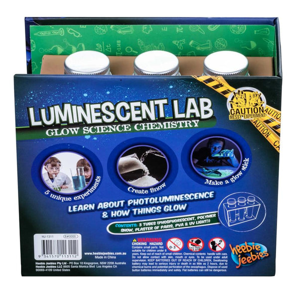 Heebie Jeebies Luminscent Chemistry Lab Kit