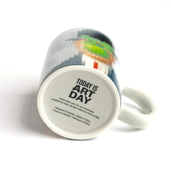 Today Is Art Day Pixel Art Mug - The Son of Man