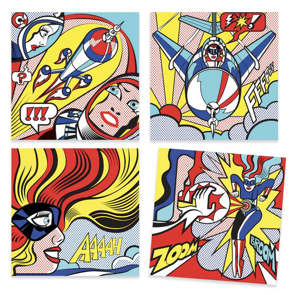 Djeco "Inspired By" Kit - Heroes (Lichtenstein)