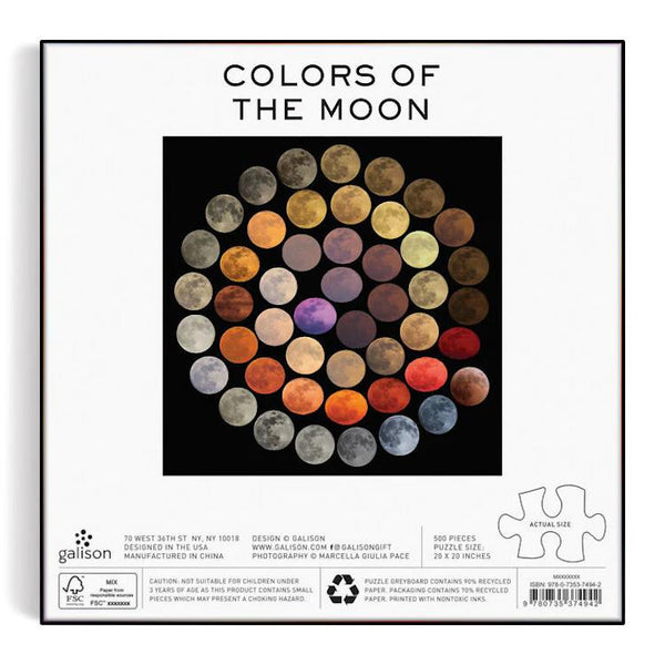 Galison 500pc Puzzle - Colours of the Moon
