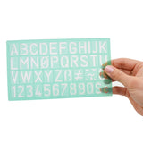 Westcott Letters and Numbers Stencil Set