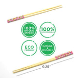 GAMAGO Bamboo Chopsticks Set of 4 - Boba