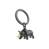 Metalmorphose Keychain - Black Rhino Key Ring