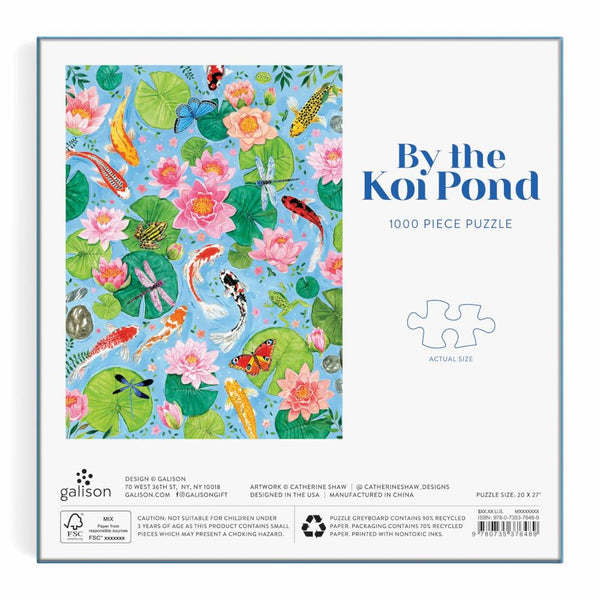 Galison 1000pc Puzzle - By The Koi Pond