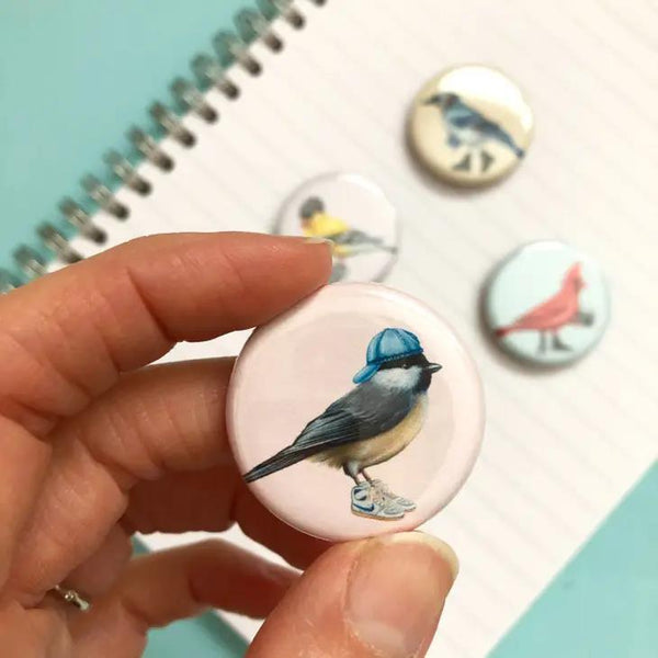 Amélie Legault Magnet 4pk - Fashionable Birds