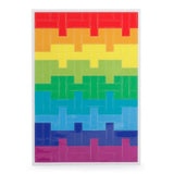 Kikkerland Fiets Reflective Bike Stickers - Rainbow Blocks