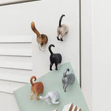 Kikkerland Cat Butt Magnet Set of 6