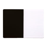 Rhodia A5 Side-Stapled Ruled Notebook - Black