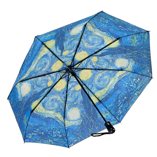 Galleria Folding Umbrella - Vincent Van Gogh: Starry Night