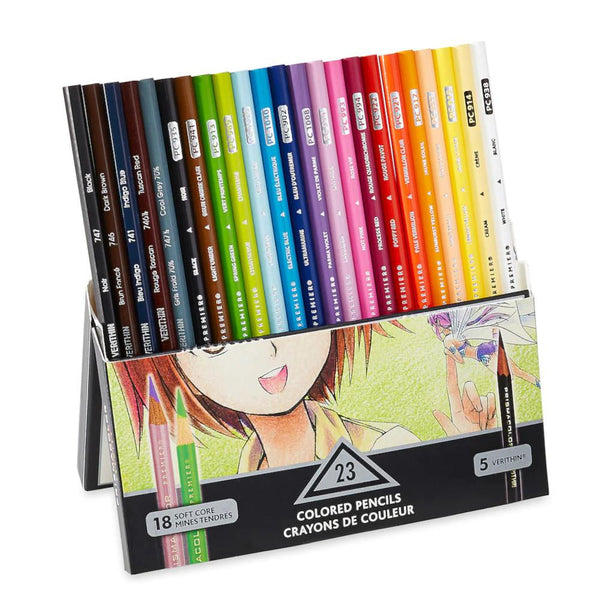 Prismacolor Premier Coloured Pencils 23pk Manga