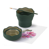 Faber-Castell Clic & Go Foldable Water Pot - Green