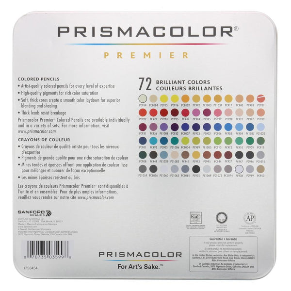 Prismacolor Premier Coloured Pencils 72pk