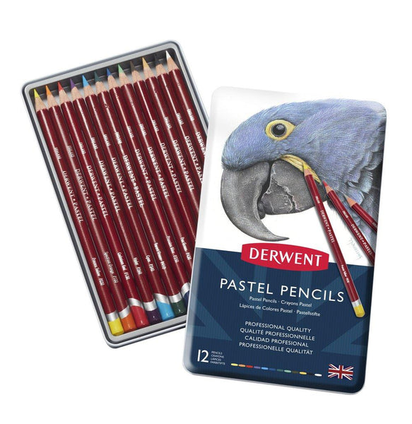 Derwent Pastel Pencil 12 Tin Set