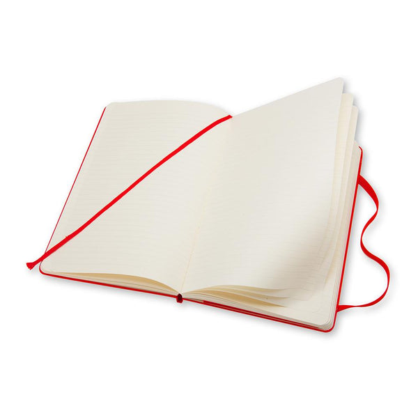 Moleskine Large Ruled Hardcover Notebook - Red
