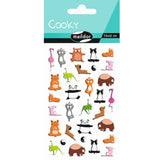 Midoco.ca: Cooky Yoga Animals Stickers
