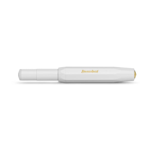 Kaweco Classic Sport Fountain Pen, White, Fine Nib
