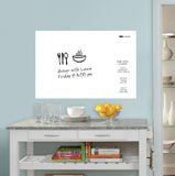 Wallpops Dry Erase Message Board 36" x 24" - White