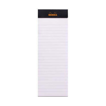 Rhodia #8 Ruled Notepad - Black