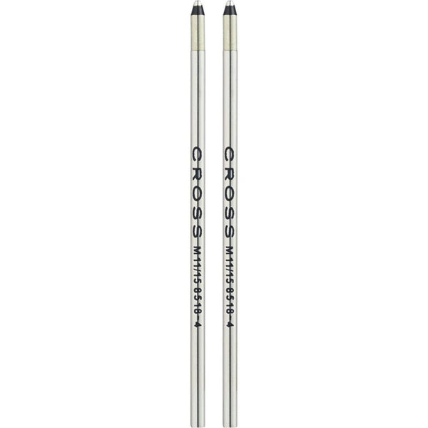 Cross Mini Ballpoint Pen Refill, Medium Black 2pk