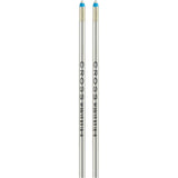 Cross Mini Ballpoint Pen Refill, Medium Blue 2pk