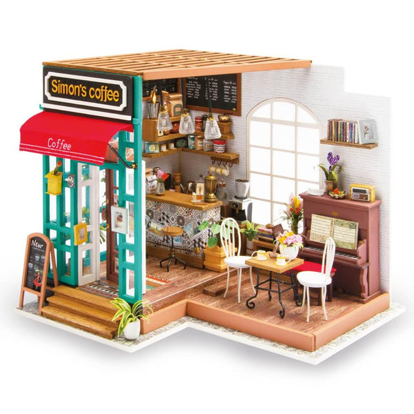 Robotime Rolife DIY Mini Model Kit - Simon's Coffee House