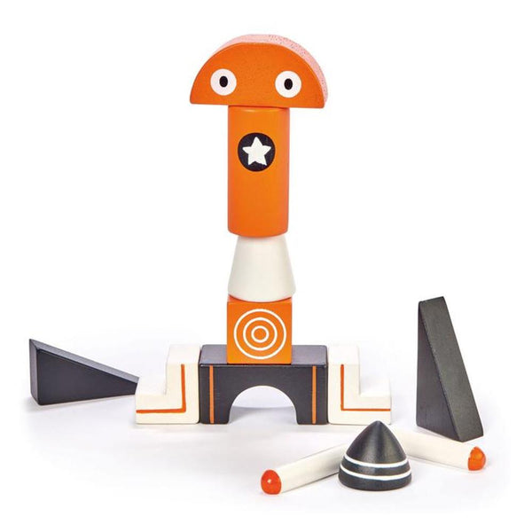 Tenderleaf Magnetic Toy Galaxy Rocket & Robot