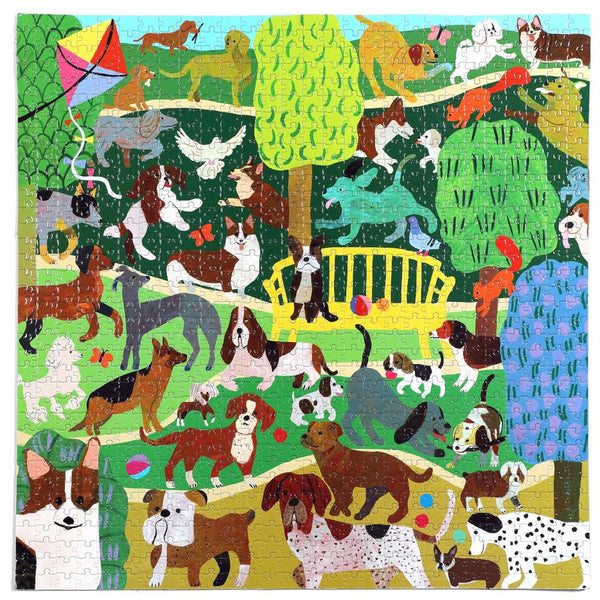 eeBoo 1000pc Puzzle - Dogs in the Park