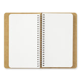 Traveler's Company A6 Slim Spiral Notebook - White