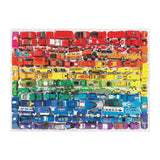 Galison 1000pc Puzzle - Rainbow Toy Cars