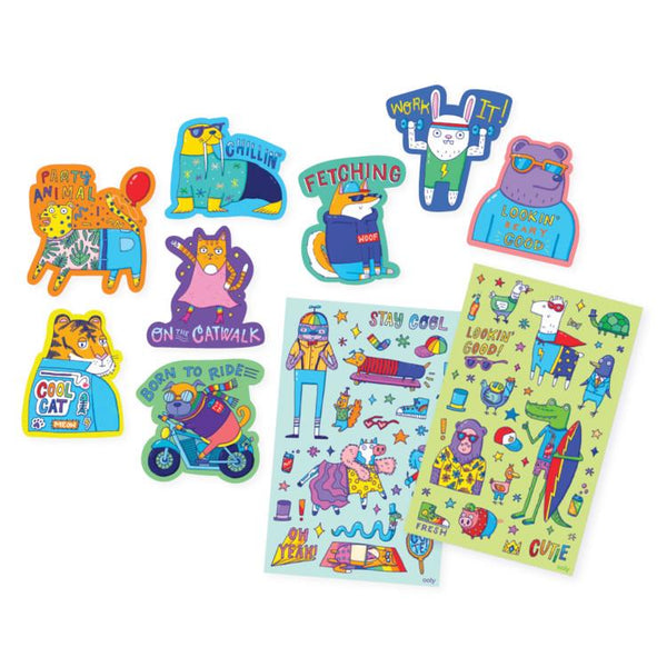 Ooly Scented Stickers - Dressed to Impress Animals Cola
