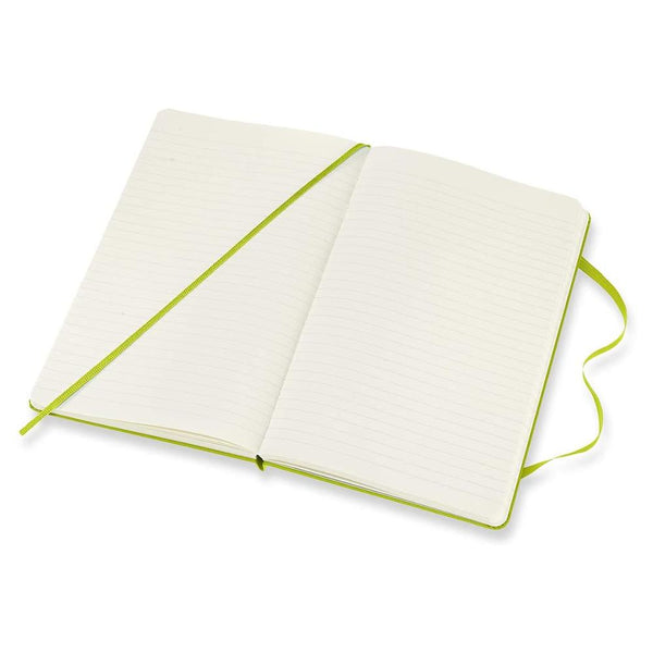 Moleskine Large Ruled Hardcover Notebook - Lemon Green