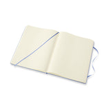 Moleskine XL Plain Hardcover Notebook - Hydrangea Blue