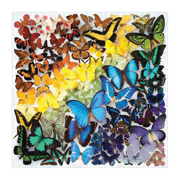 Galison 500pc Puzzle - Rainbow Butterflies
