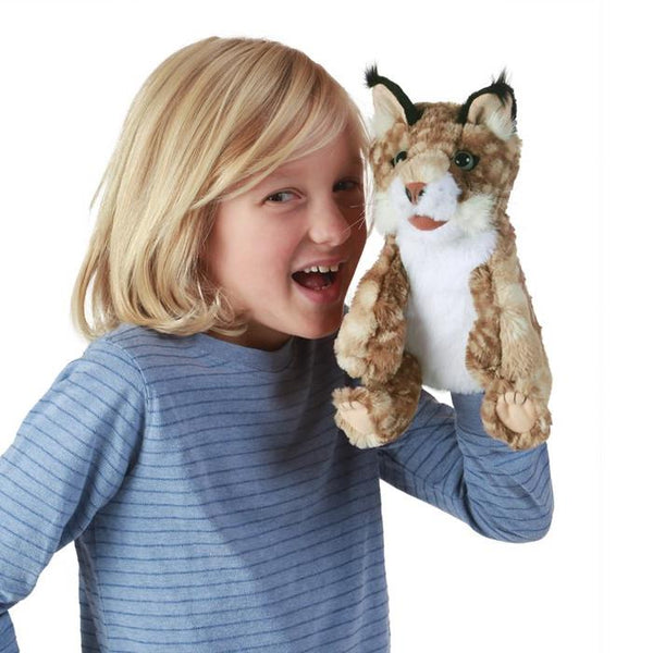 Folkmanis Hand Puppet - Bobcat Kitten