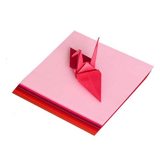 Yasutomo Fold 'ems Pure Color Origami Paper - Reds