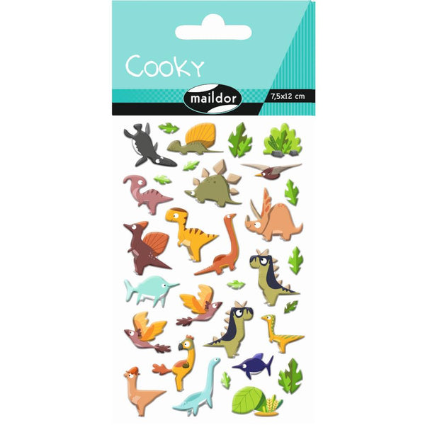 Midoco.ca: Cooky Assorted Dinosaurs Stickers