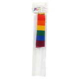 Celebrate Pride Rainbow Flags 4"x5.5" Set of 4