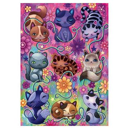 Heye Puzzle 1000pc Dreaming, Kitty Cats