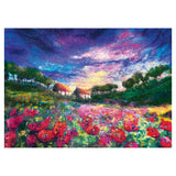 Heye Puzzle 1000pc Felted Art: Sundown Poppies - Moy Mackay