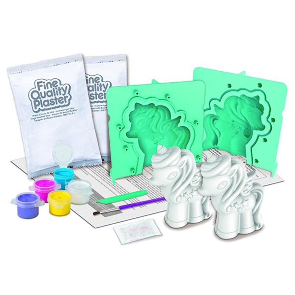 4M 3D Mould & Paint Glitter Unicorns Kit