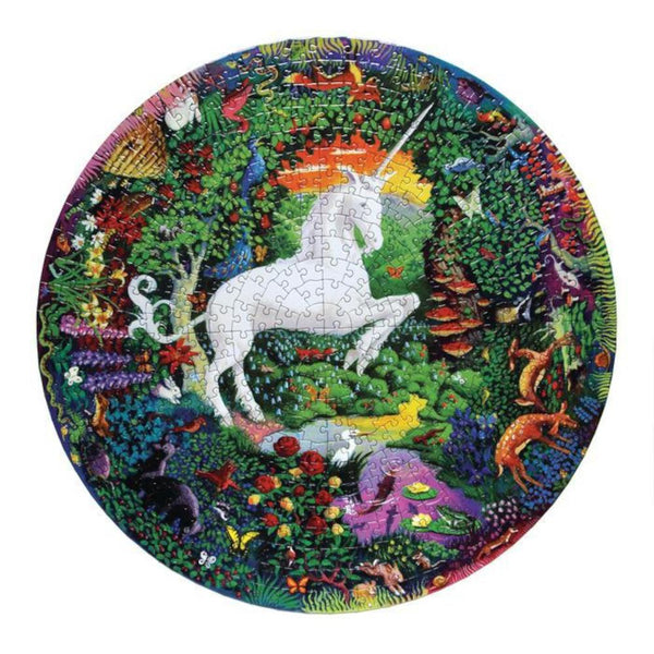 eeBoo 500pc Puzzle - Unicorn Garden