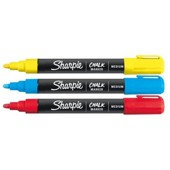 Sharpie Chalk Markers 3pk Primary Colours