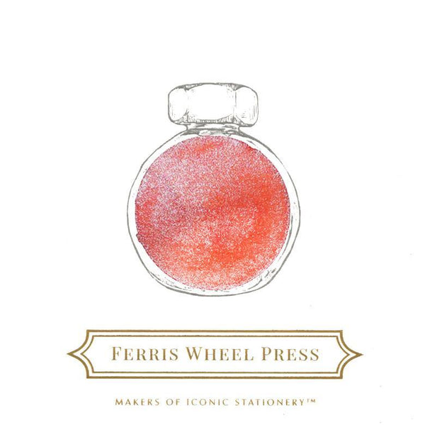 Ferris Wheel Press Bottled Ink - 85ml Wonderland in Coral Pink