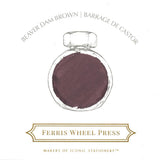 Ferris Wheel Press Bottled Ink - 38ml Beaver Dam Brown