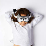 Relaxeazzz Adoramals Travel Pillow & Eye Mask Set - Raccoon
