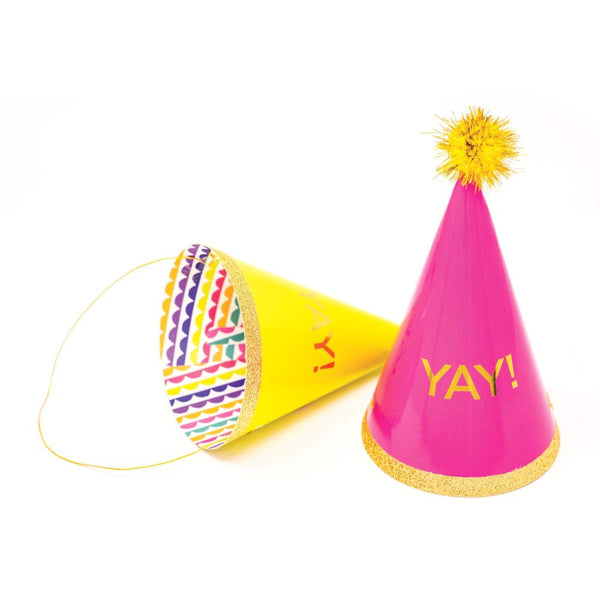 Party Partners "Yay!" Party Hats 6pk