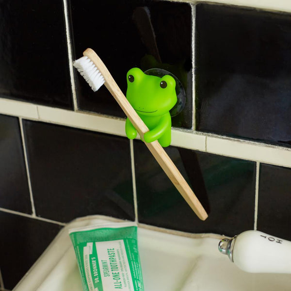 Kikkerland Toothbrush Holder - Frog