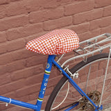 Kikkerland Gingham Bike Seat Cover